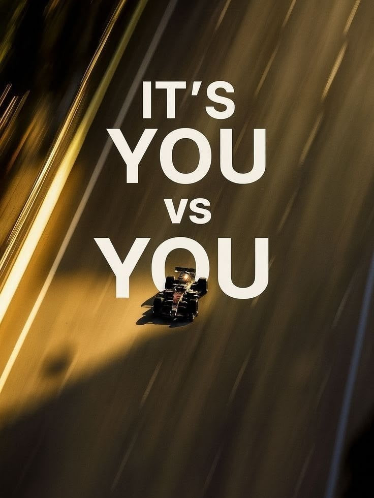 It’s You vs You